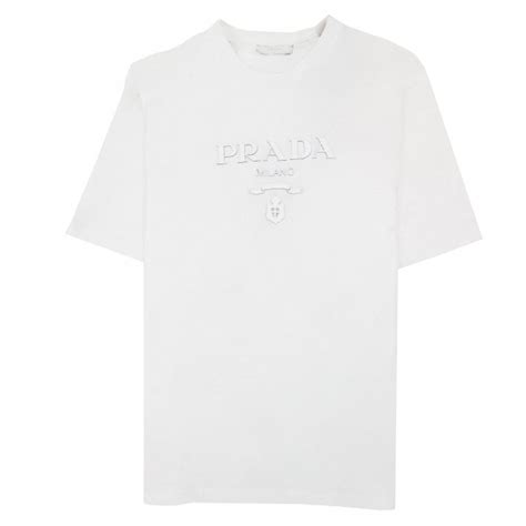 white prada tee|outfit with a Prada tee.